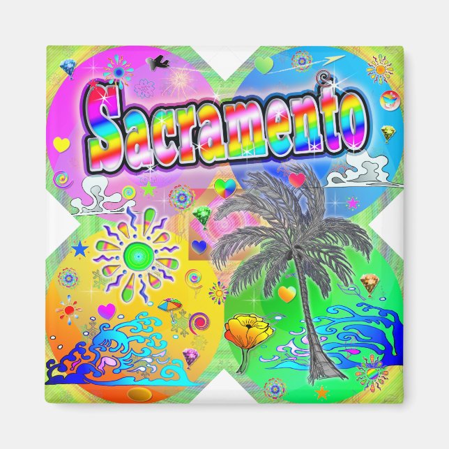 Imán Sacramento Quadro Seasons Magnet (Frente)