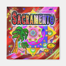 Imán Sacramento Tropical Friends Magnet