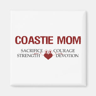 Imán Sacrificio de la mamá de Coastie, fuerza, valor,