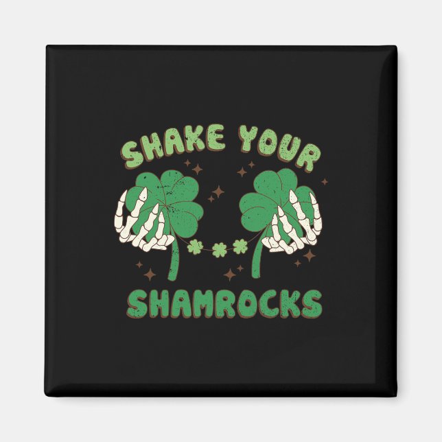 Imán Sacuda tu Día Gracioso de Sta Patricks Paddys (Frente)
