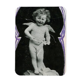 Imán Sad Cherub Angel Print