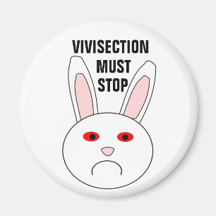 Imán Sad Lab Rabbit Magnet