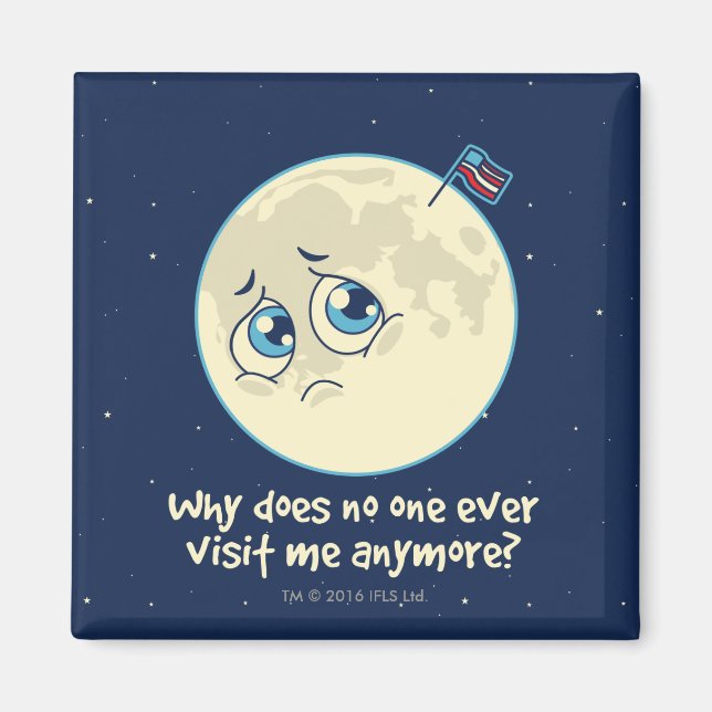 Imán Sad Moon (Frente)