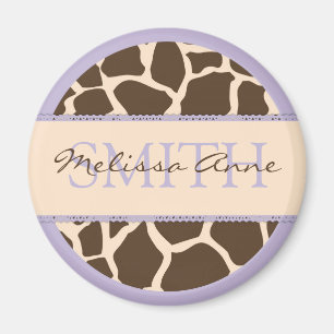 Imán Safari Chica Lavender Magnet 4