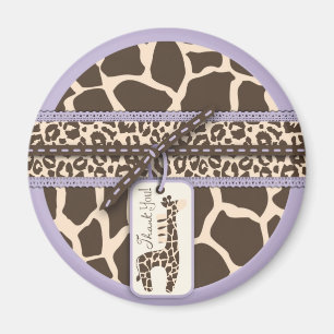Imán Safari Chica Lavender TY Magnet 2