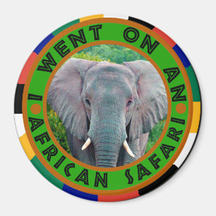 Imán Safari de elefante de toro joven