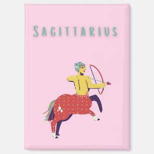 Imán Sagitario Rosa, zodiaco, signo zodiacal