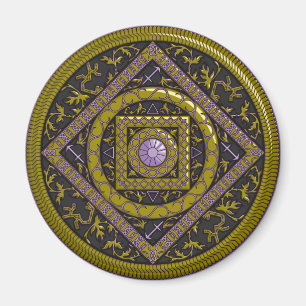Imán Sagittarius Mandala Magnet