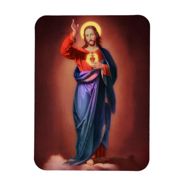 Imán Sagrado Corazón de Jesucristo (Vertical)
