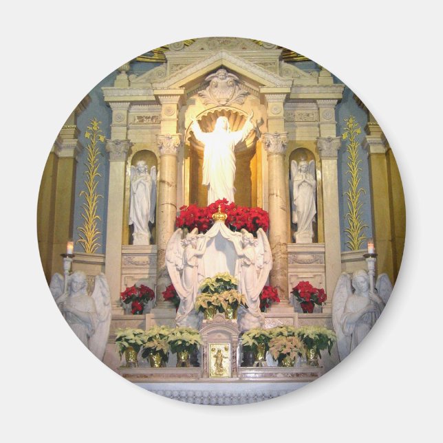 Imán Sagrado Corazón de Jesús Altar (Frente)
