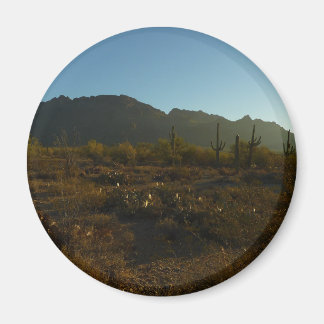 Imán Saguaro Amanecer en el Parque Nacional Saguaro