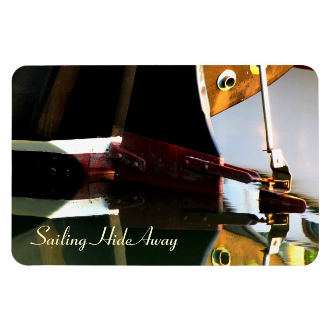 Imán Sailboat Rudder Reflexiona Flexi Magnet (Horizontal)