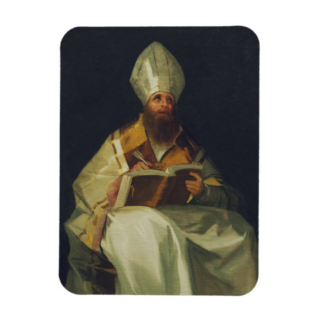 Imán Saint Ambrose por Francisco de Goya (Vertical)