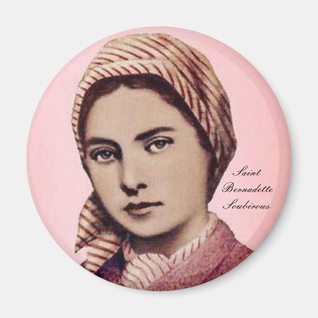 IMÁN SAINT BERNADETTE SOUBIROUS (Frente)