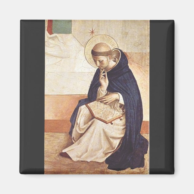 Imán Saint Dominic de Guzman por Fra Angelico (Frente)