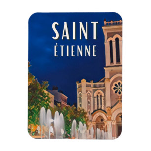 Imán Saint-Étienne Photo Vintage