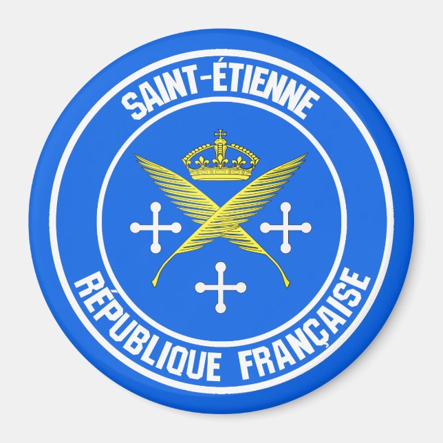 Imán Saint-Étienne Round Emblem (Frente)