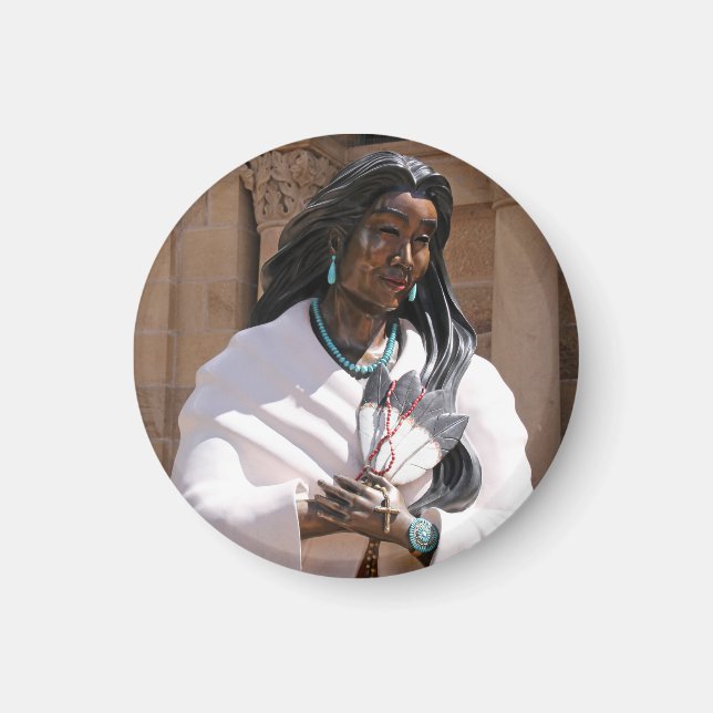 Imán Saint Kateri Tekakwitha (Frente)