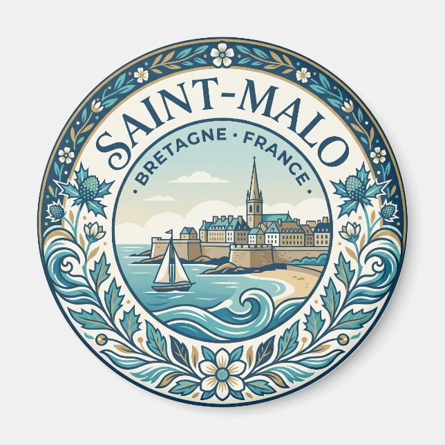 Imán Saint-Malo Francia (Frente)