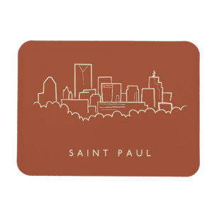 Imán Saint Paul, línea aérea de Minnesota