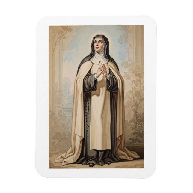 Imán Saint Teresa of Avila, Catholic Saint Art (Vertical)