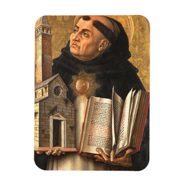 Imán Saint Thomas Aquinas Doctor of Truth (Vertical)