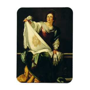 Imán Saint Veronica por Bernardo Strozzi