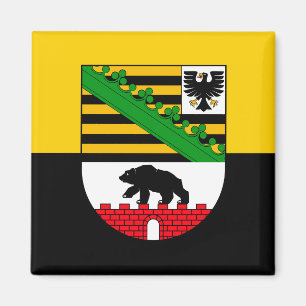 Imán Sajonia-Anhalt bandera