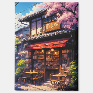 Imán Sakura Kissa - Café Flor de Cerezo