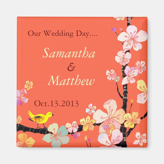 Imán Sakura Salven la invitación a la boda de fecha (Frente)