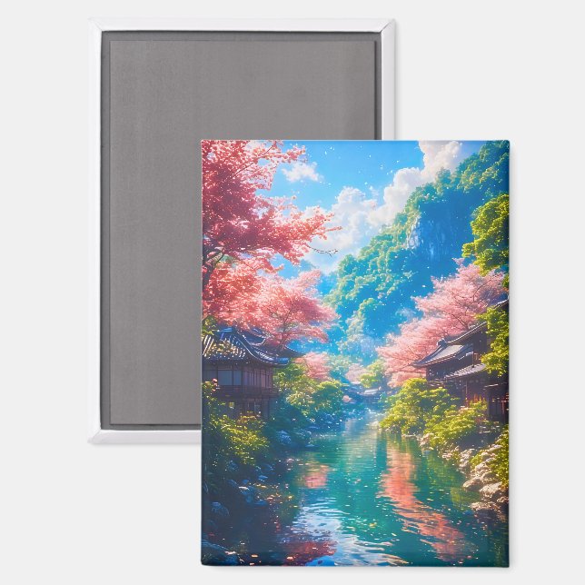 Imán Sakura Utsuru Seiryū  (Anverso/Reverso)