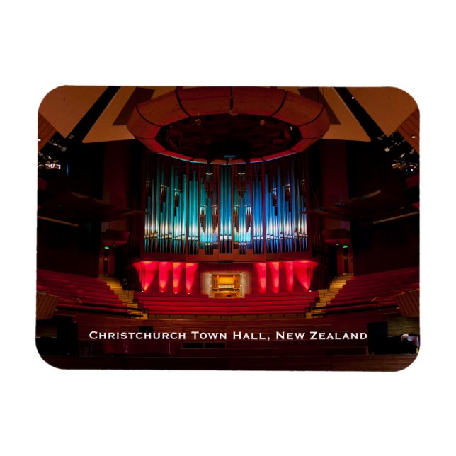 Imán Sala de conciertos del Ayuntamiento de Christchurc (Horizontal)