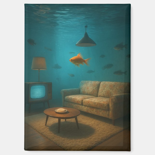 Imán Sala de estar bajo el agua del MCM (Anverso)