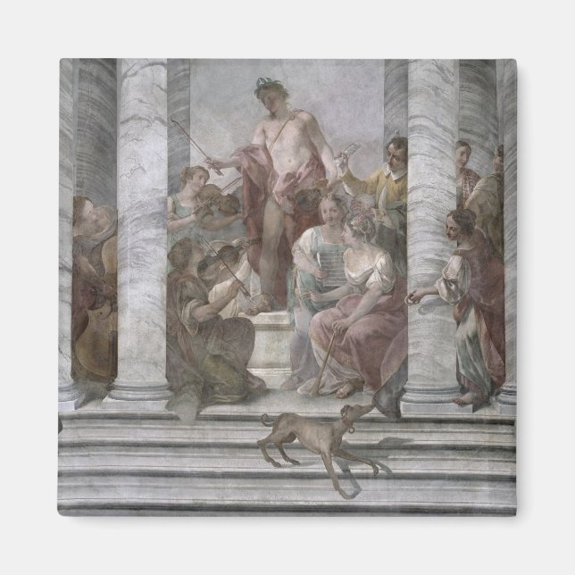 Imán Sala de música (fresco) (detalle 60260) (Frente)