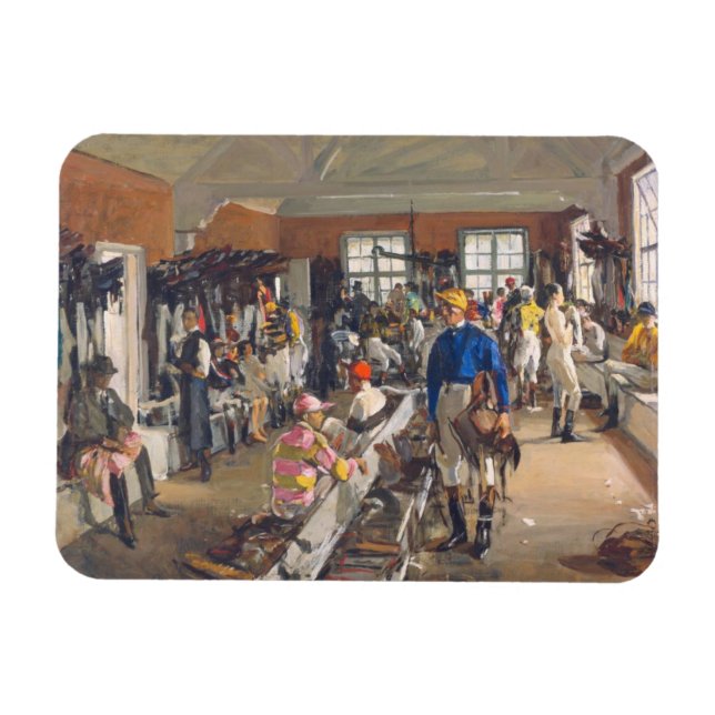 Imán Sala de vestir de los Jockeys en el hipódromo Asco (Horizontal)