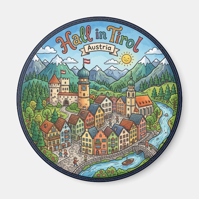 Imán Sala en Tirol Austria (Frente)