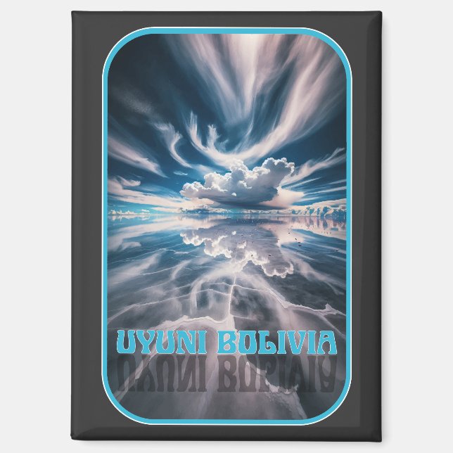 Imán Salada de Uyuni Flats Bolivia (Anverso)