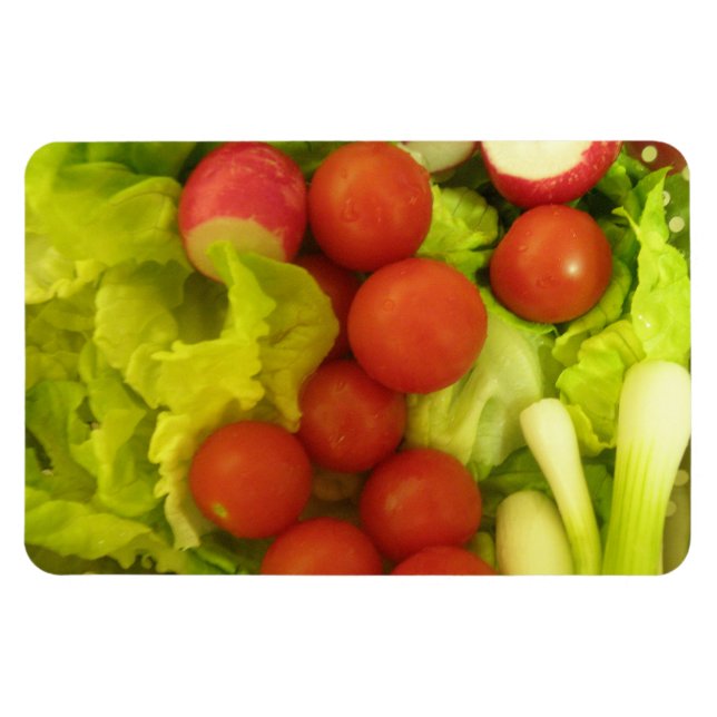 Imán Salada Vegetales Premium Magnet (Horizontal)