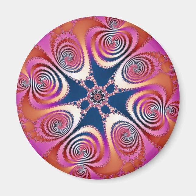 Imán Salamander - Arte Fractal (Frente)