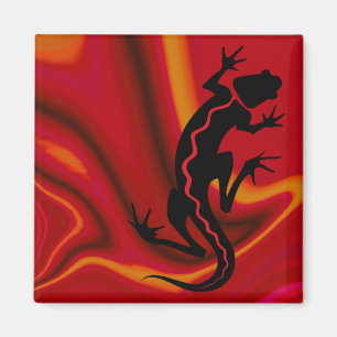 Imán "Salamander de Malibu" por Cheryl Daniels