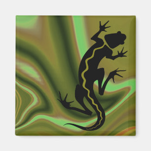 Imán "Salamander de Malibu" por Cheryl Daniels