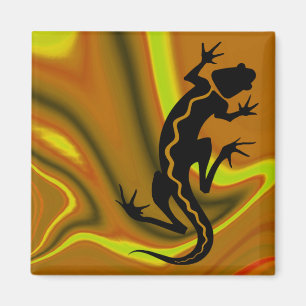 Imán "Salamander de Malibu" por Cheryl Daniels