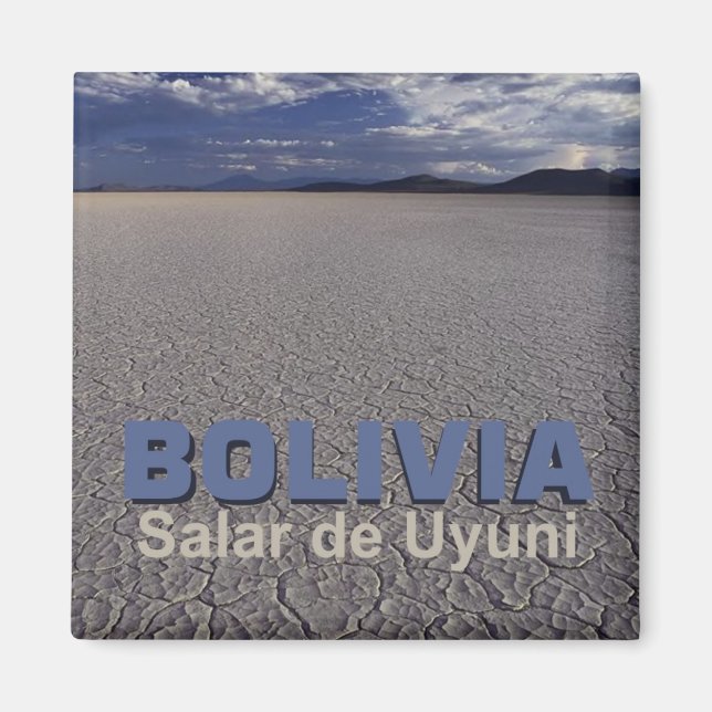 Imán Salar de Uyuni Bolivia Viaje Magnet (Frente)
