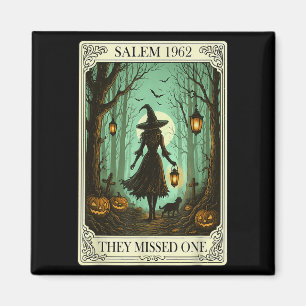 Imán Salem 1692 Bruja de Halloween Que Perdieron Un Tar