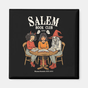 Imán Salem Book Club Retro Halloween Bookish Halloween