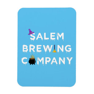 Imán Salem Breaking Company White Photo Magnet