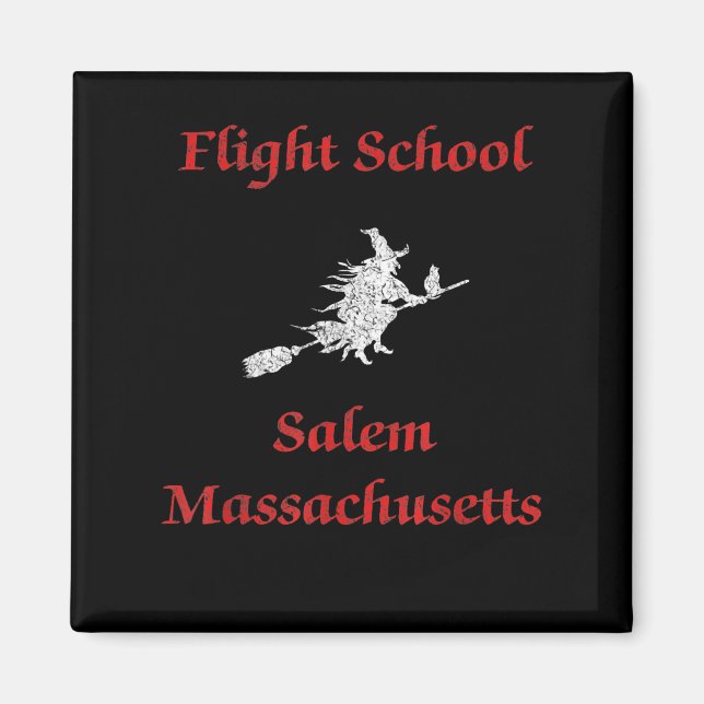 Imán Salem Flight School Halloween Witch Apparft (Frente)