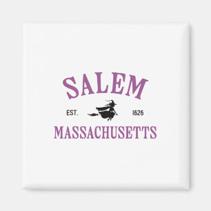 Imán Salem Machusetts Witch Flying Broomstick Halloween