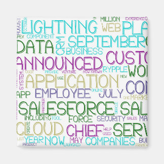 Imán Salesforce Word Cloud Magnet