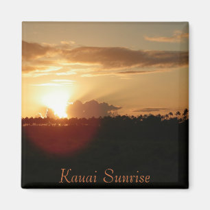 Imán Salida del sol del Hawaiian de Kauai